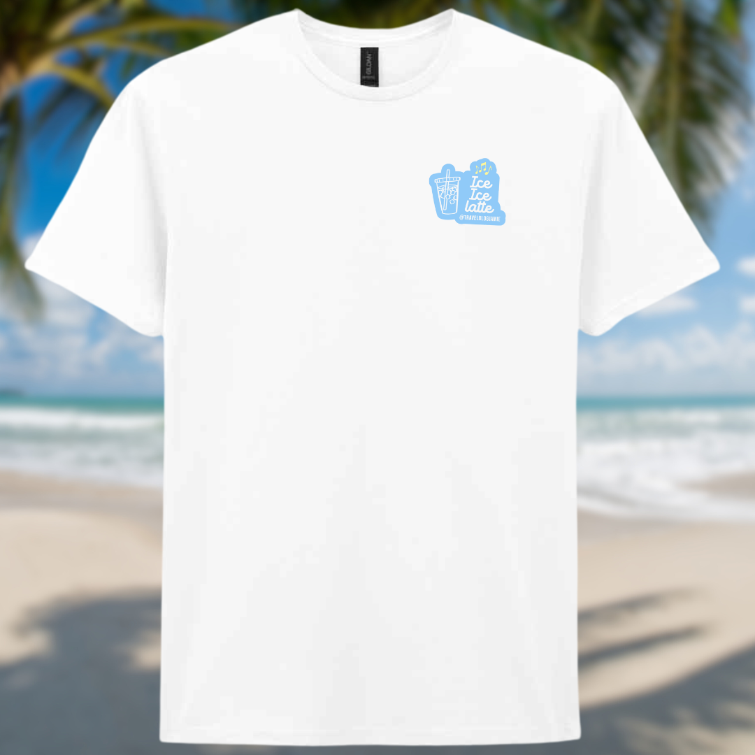 Mens / Unisex T Shirt - Ice Ice Latte