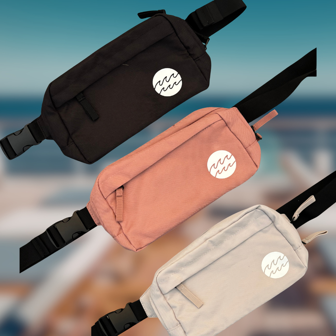 Cross-Body Bag - Ocean Waves/Travel Blog Jamie