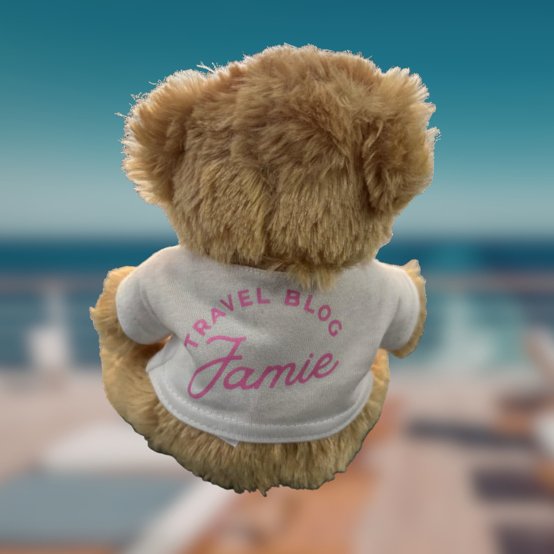 Travel Blog Jamie Teddy Bear Plushie