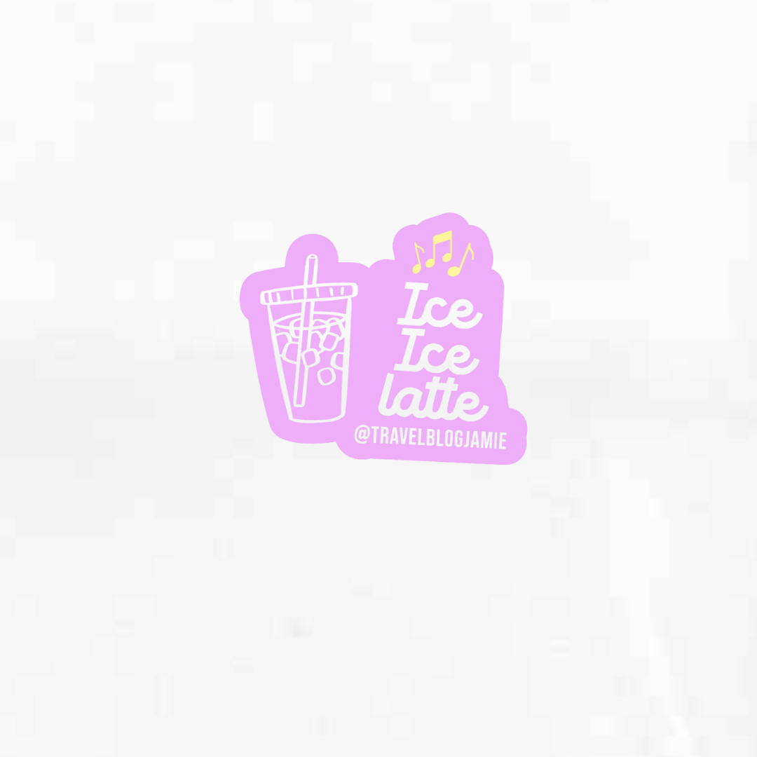 Ladies V-Neck T Shirt - Ice Ice Latte