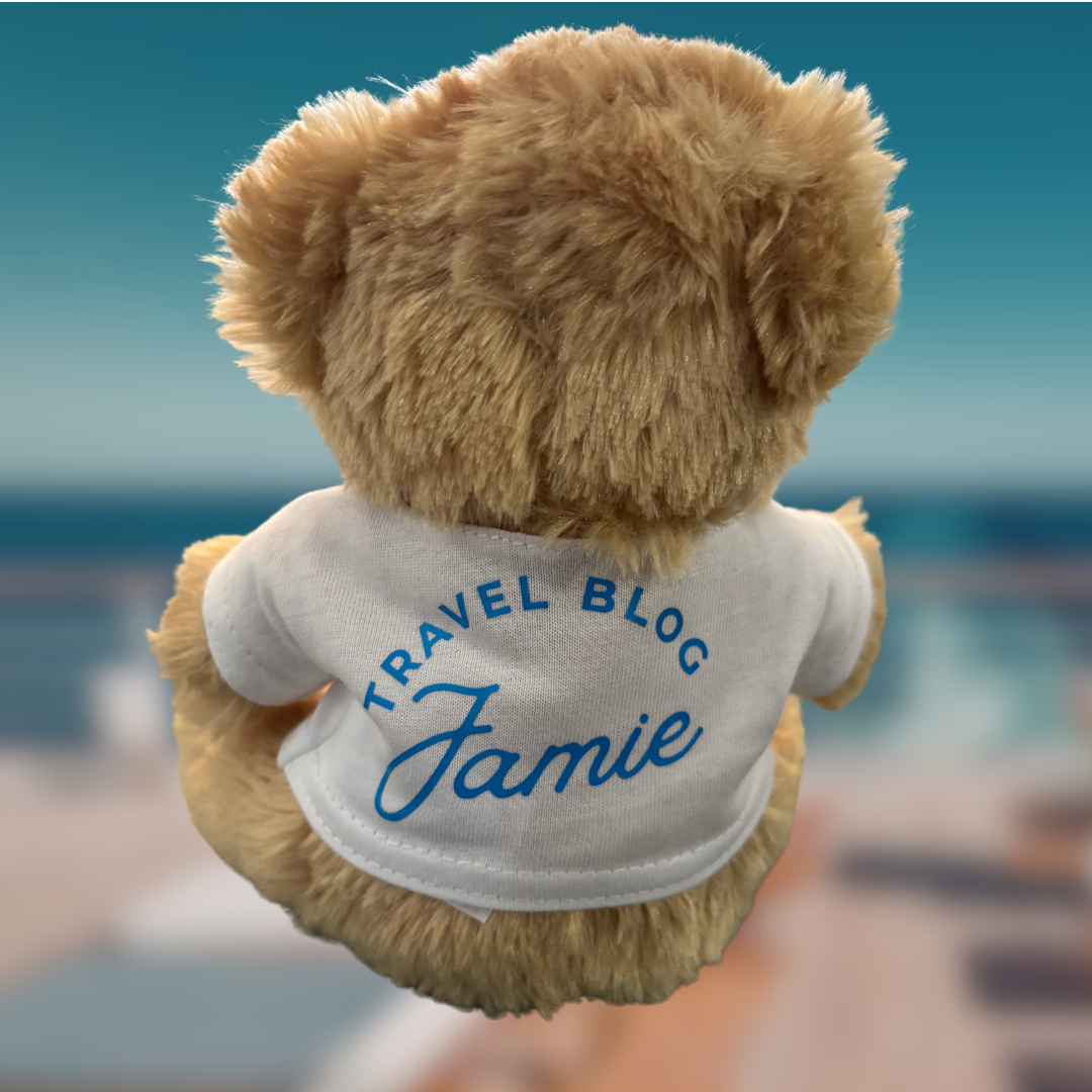 Travel Blog Jamie Teddy Bear Plushie