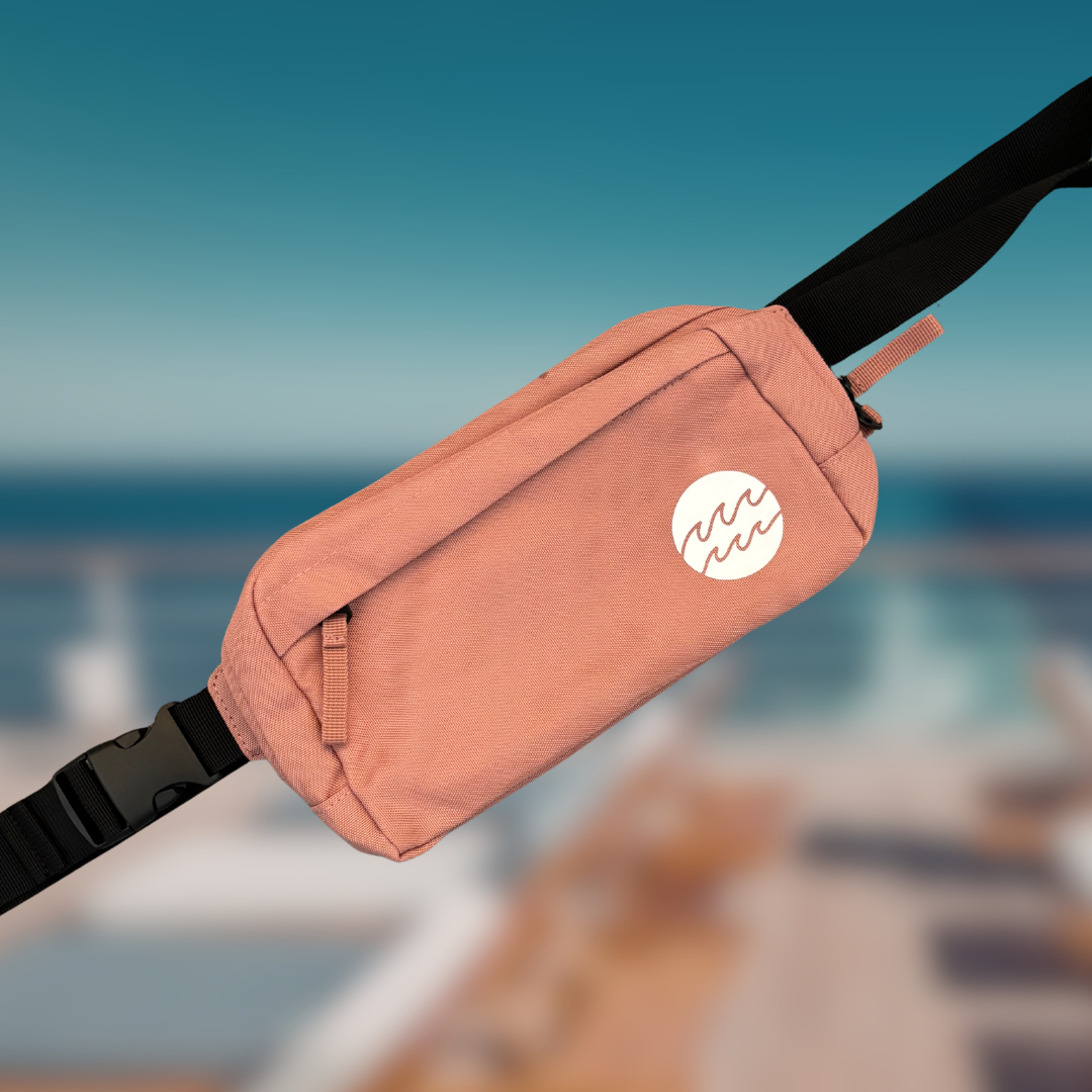 Cross-Body Bag - Ocean Waves/Travel Blog Jamie