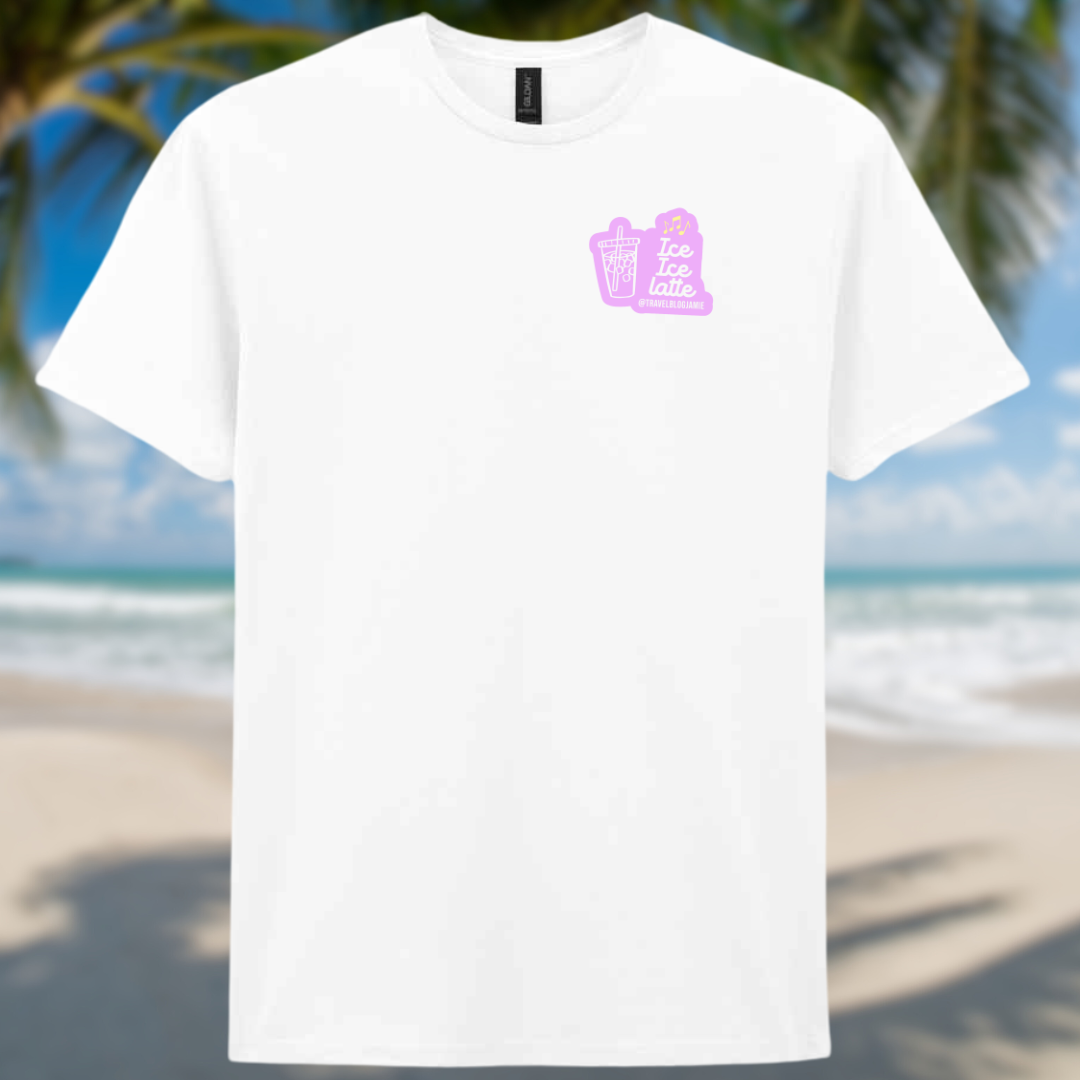Mens / Unisex T Shirt  - Ice Ice Latte
