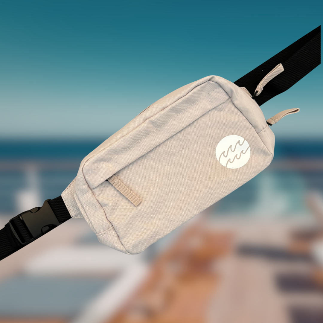 Cross-Body Bag - Ocean Waves/Travel Blog Jamie