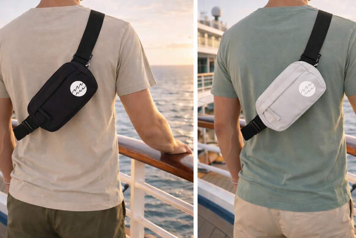 Cross-Body Bag - Ocean Waves/Travel Blog Jamie