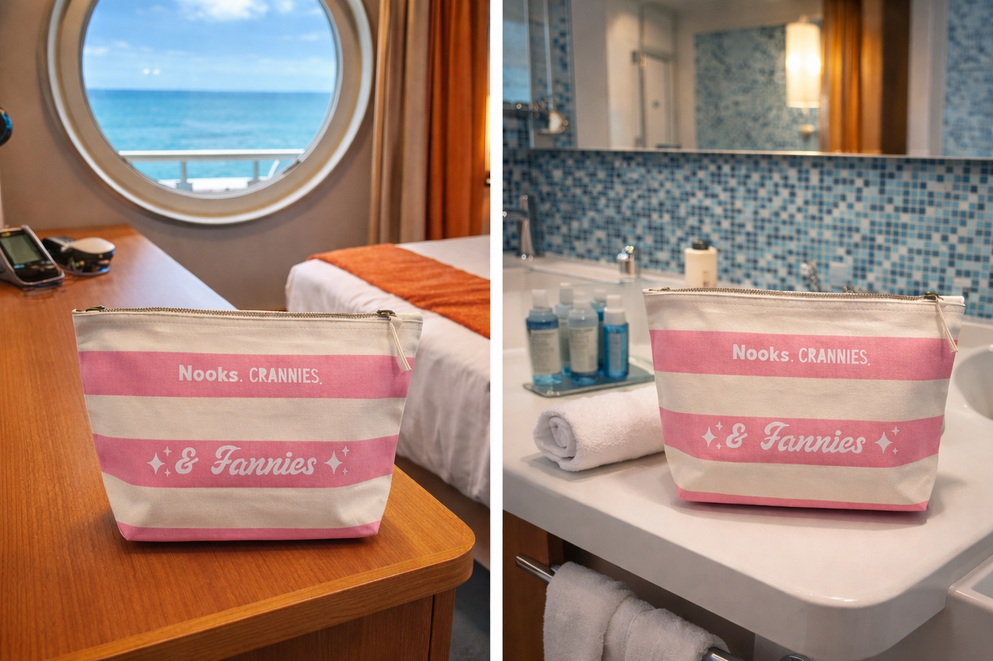 Nautical Accessory Bag - Nooks, Crannies & Fannies