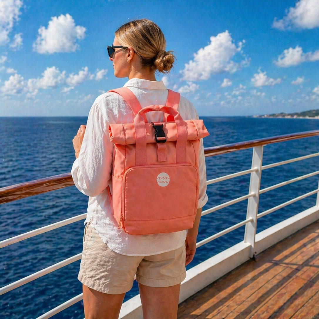 Travel Blog Jamie Roll-Top Backpack