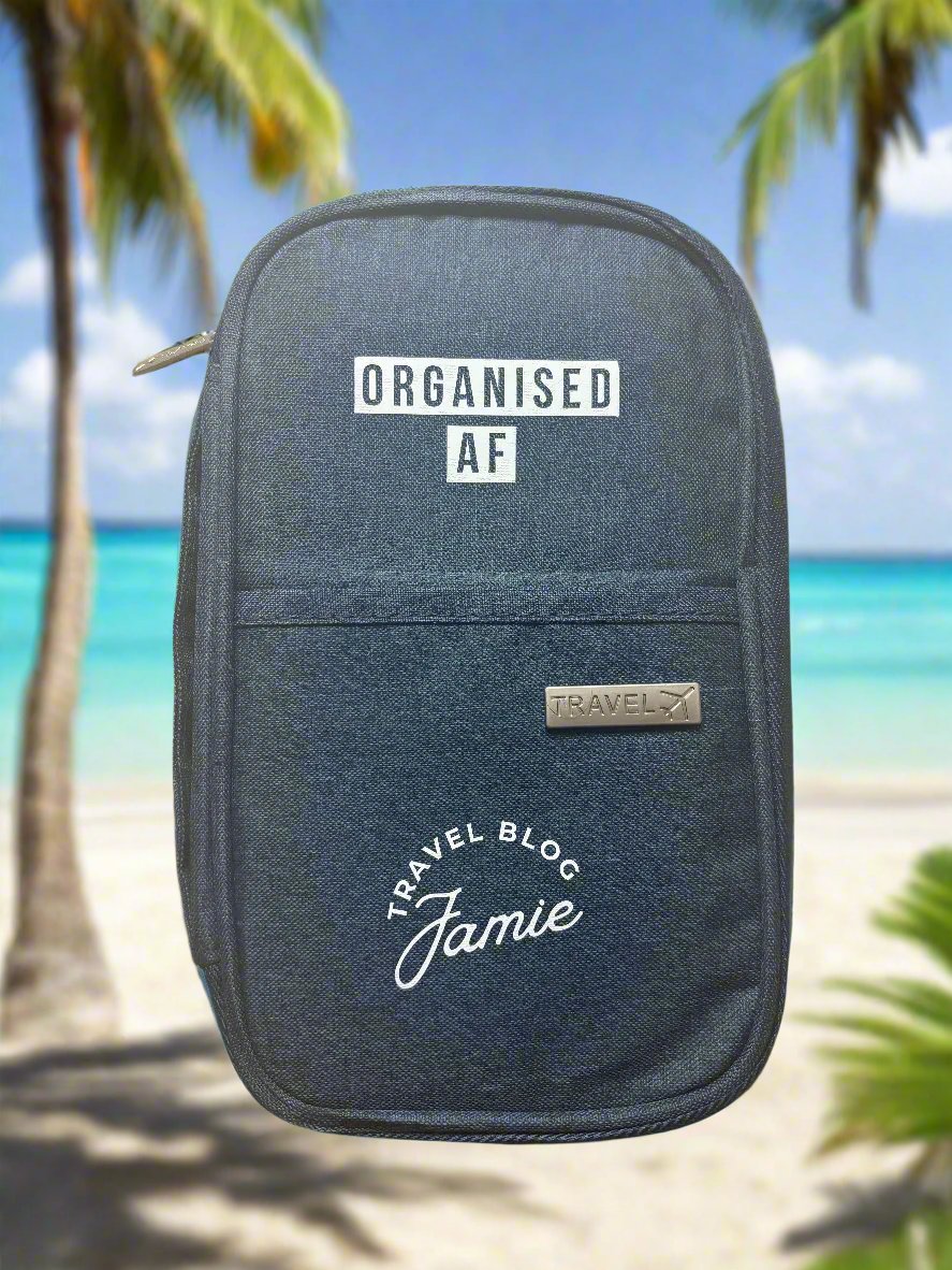 Travel Organiser Wallet/Pouch (Blue)